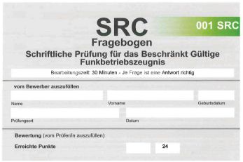 SRC Seefunk-Prüfung