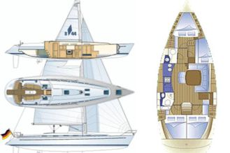 Bild von der SKS Segelyacht für den Segeltörn SKS